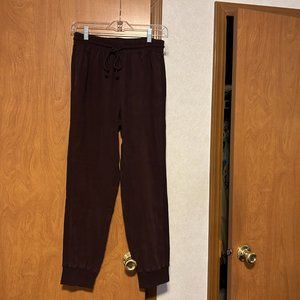 SIDE STITCH Los Angeles Sz XS Purple / Plum Jogger Pants NEW